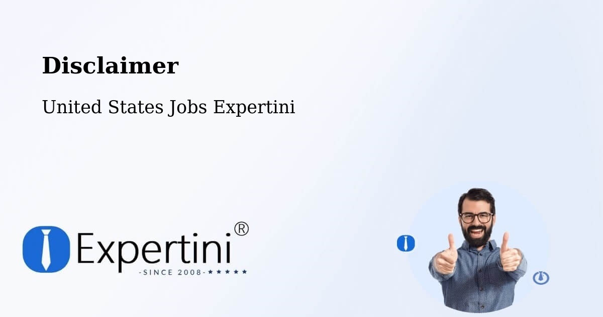 Disclaimer – Ames - United States Jobs Expertini